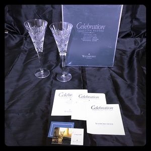 Waterford Celebration Toasting Flutes 1st Edition